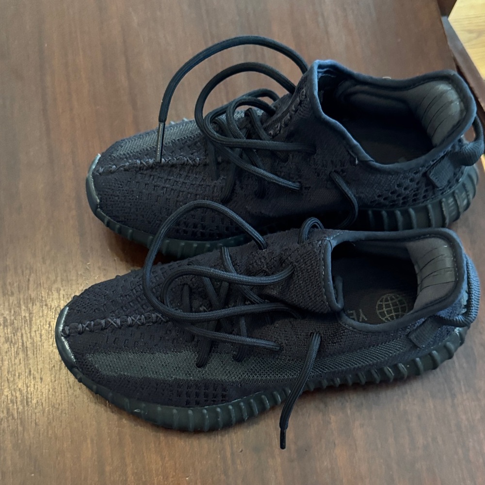 Yeezy Kids Black Sneakers